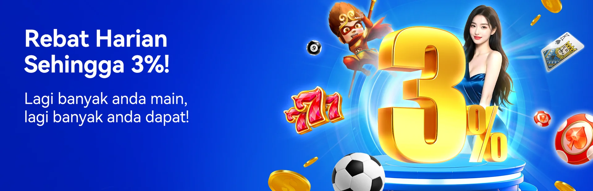 Rebat Harian Sehingga 3%